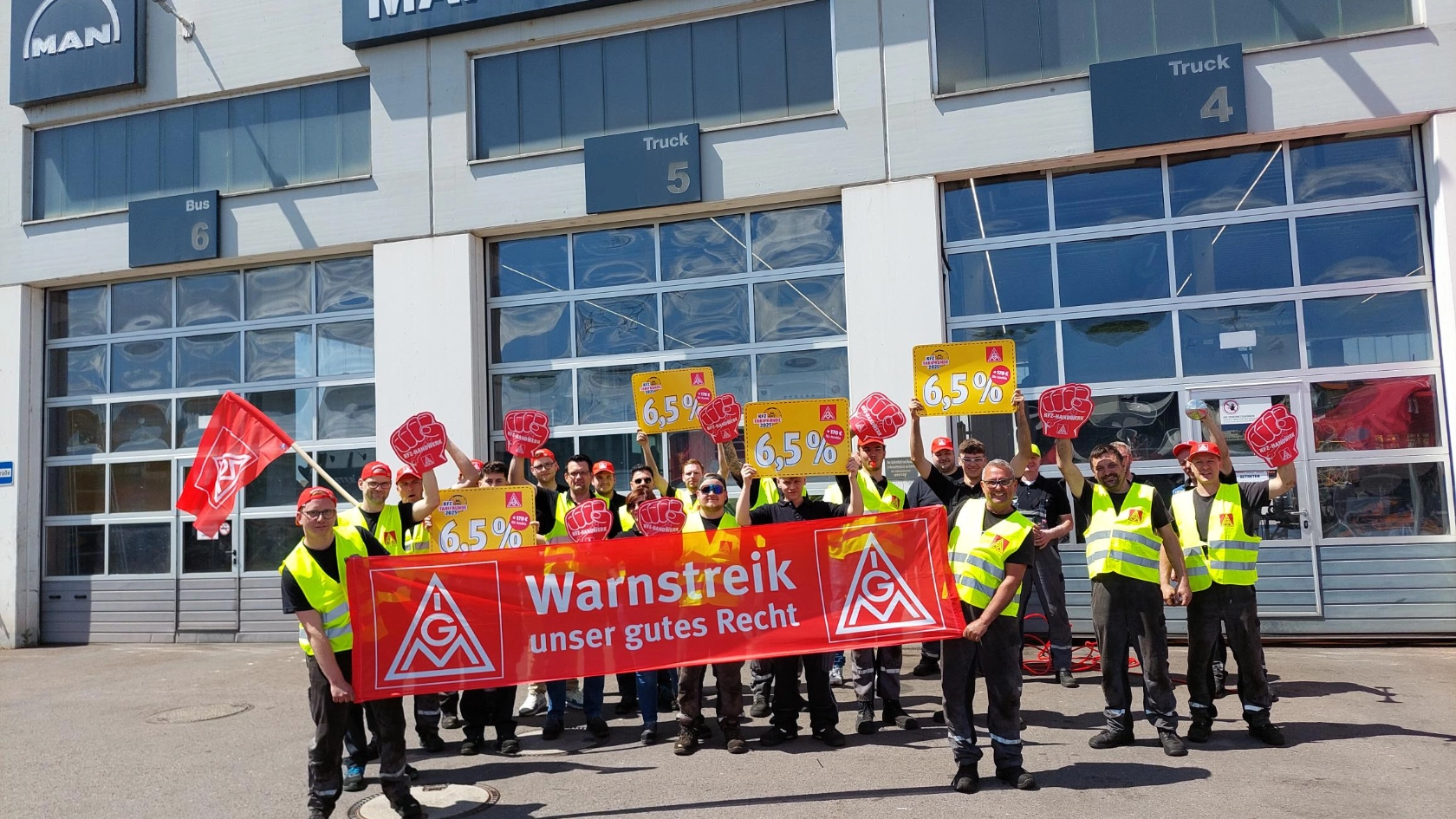 Warnstreik MAN Trier