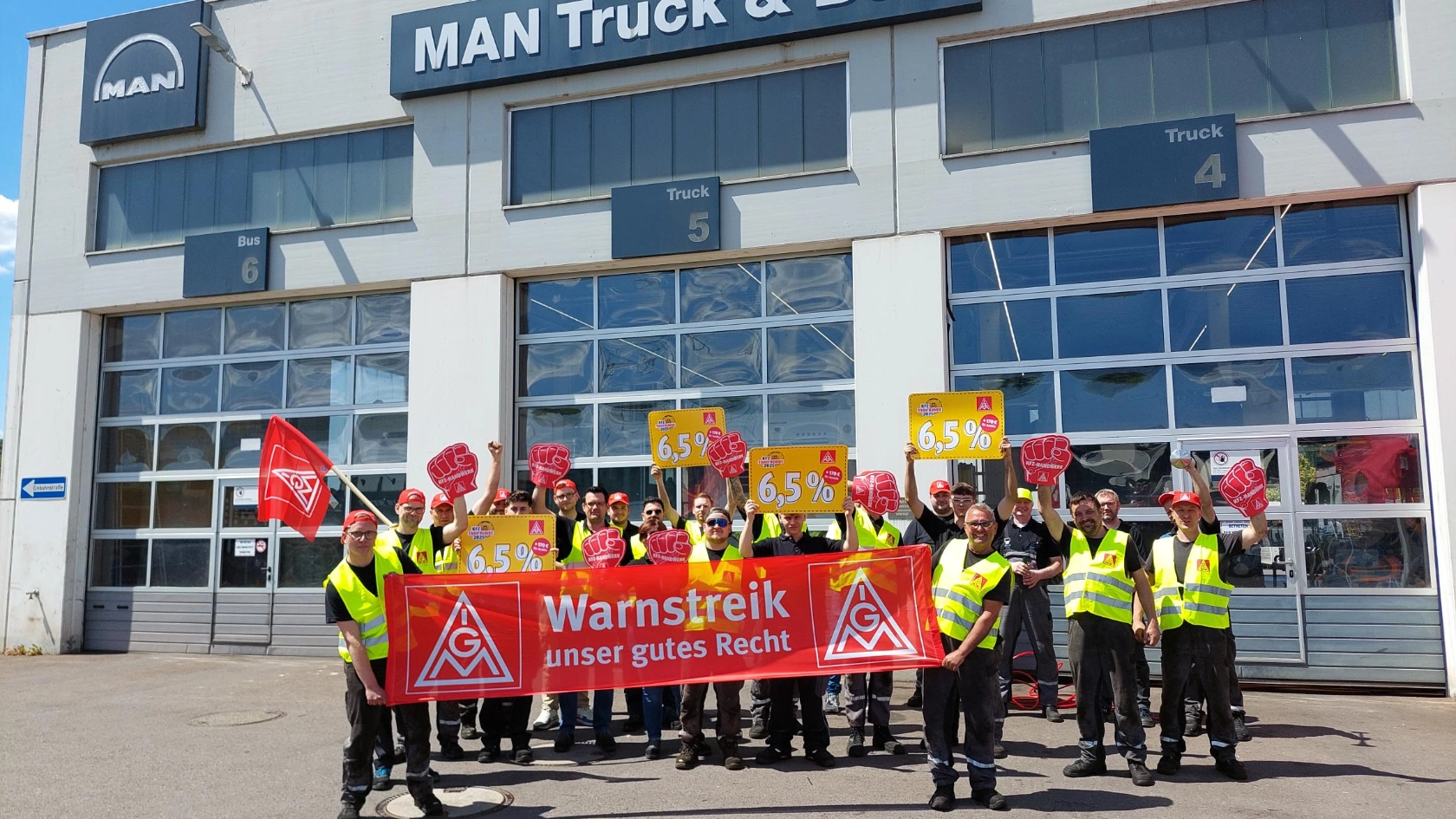 Warnstreik MAN Trier