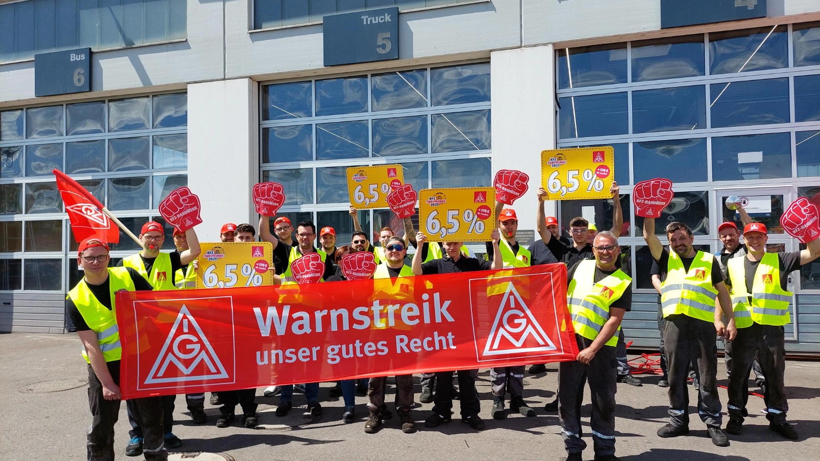 Warnstreik MAN Trier