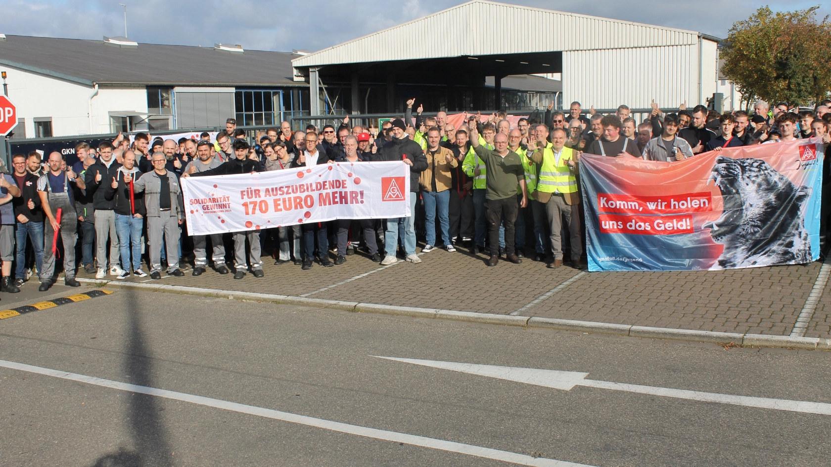 Warnstreik GKN Driveline Trier GmbH