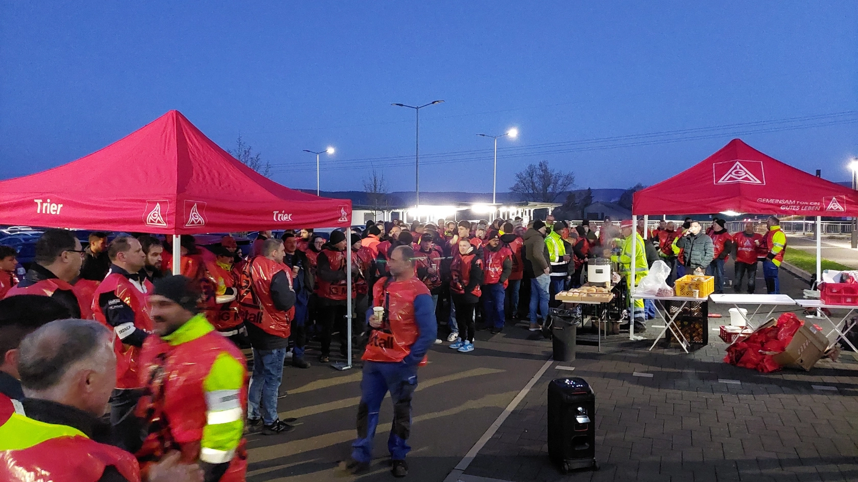 Warnstreik Benninghoven