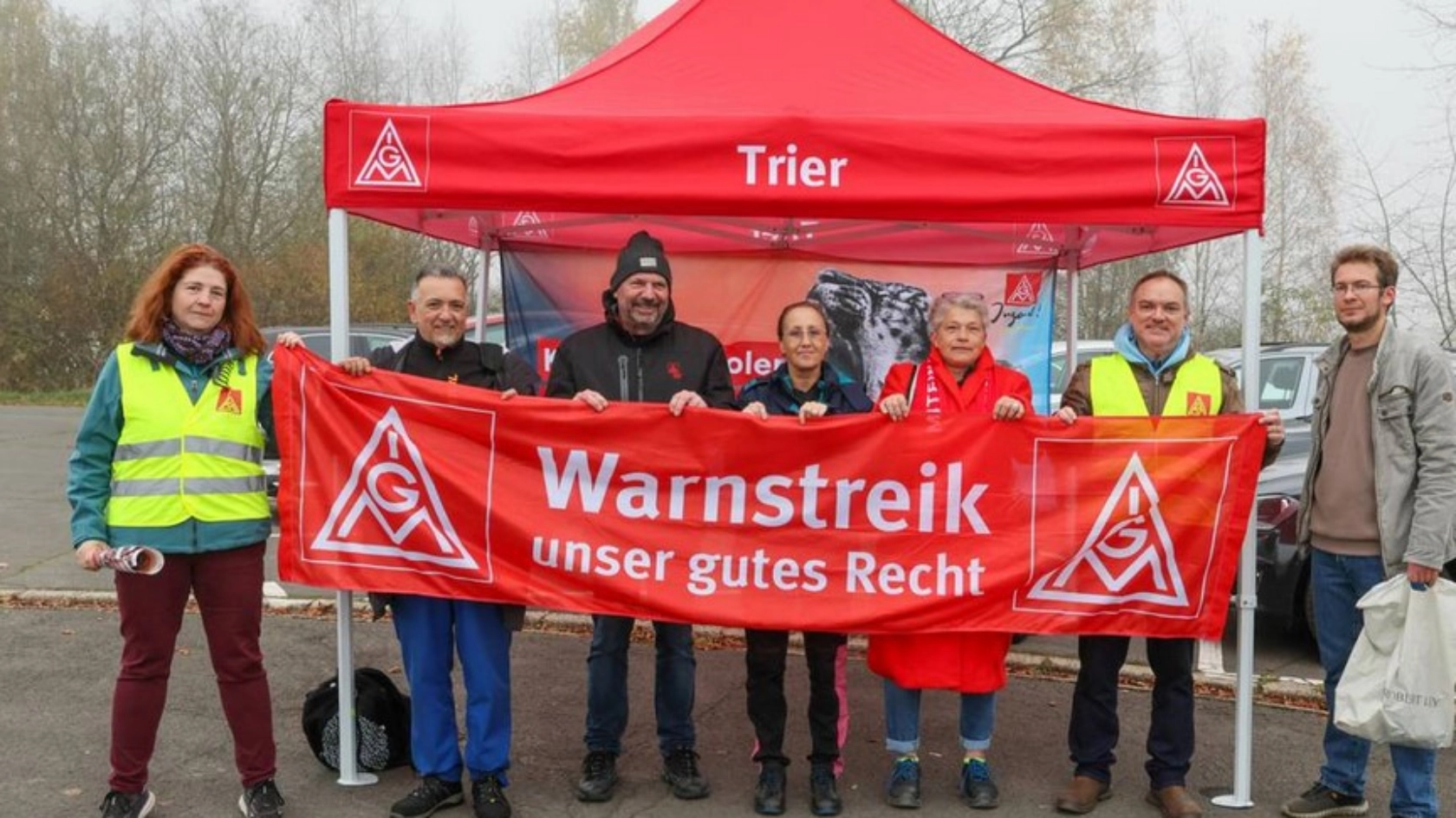 Warnstreik bei Andreas Stihl AG in Daun