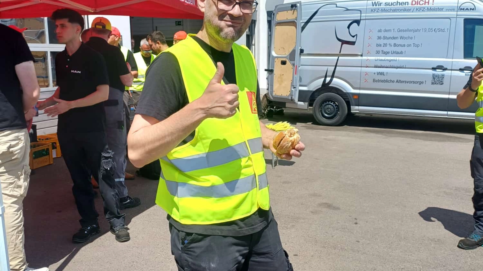 Warnstreik MAN Trier
