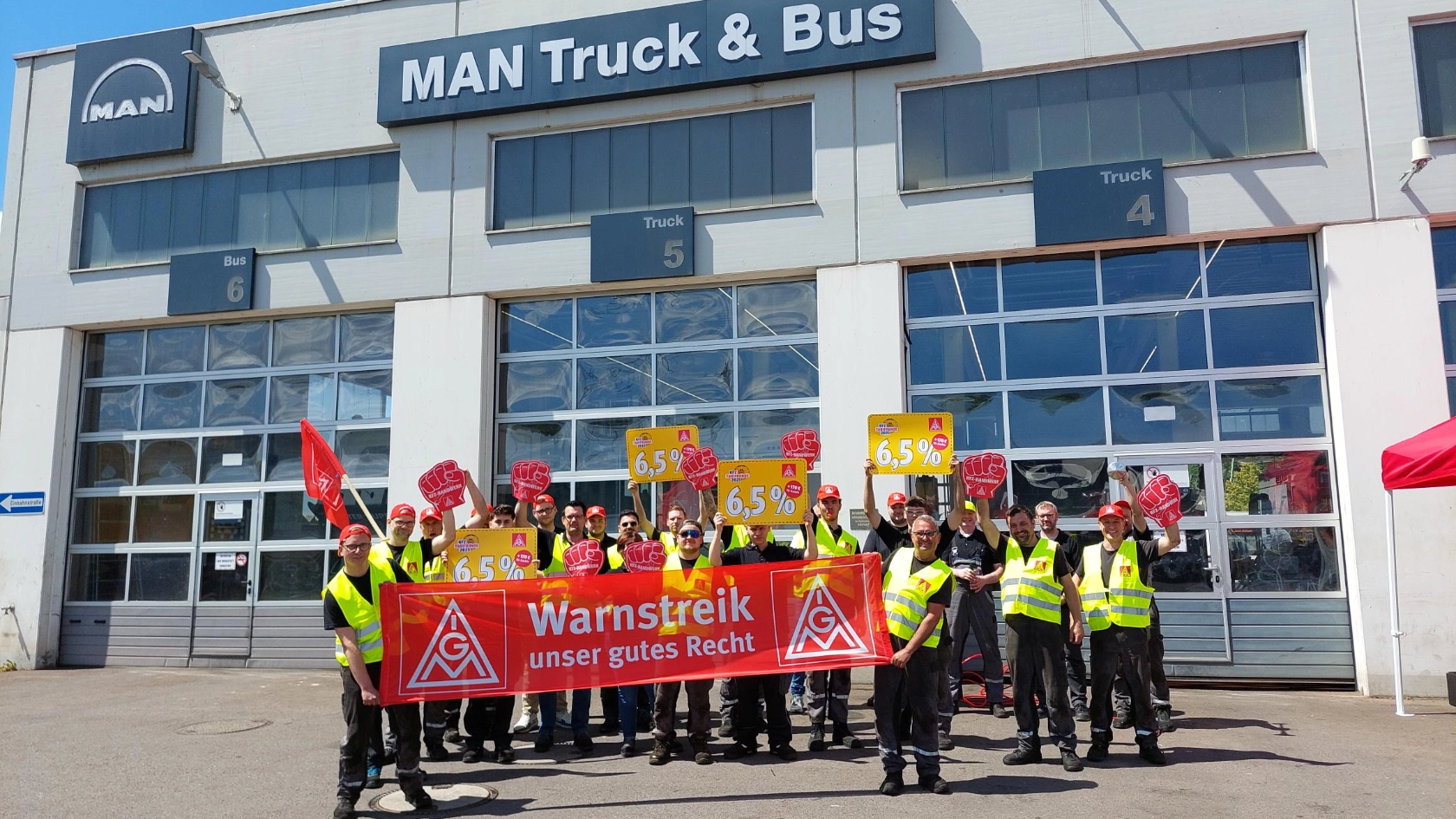 Warnstreik MAN Trier