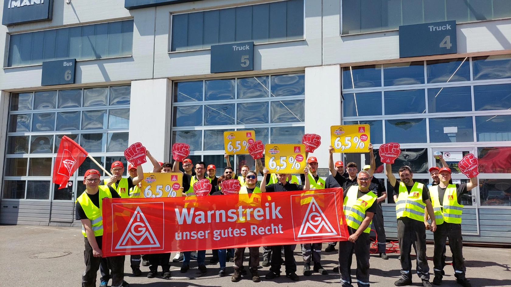 Warnstreik MAN Trier