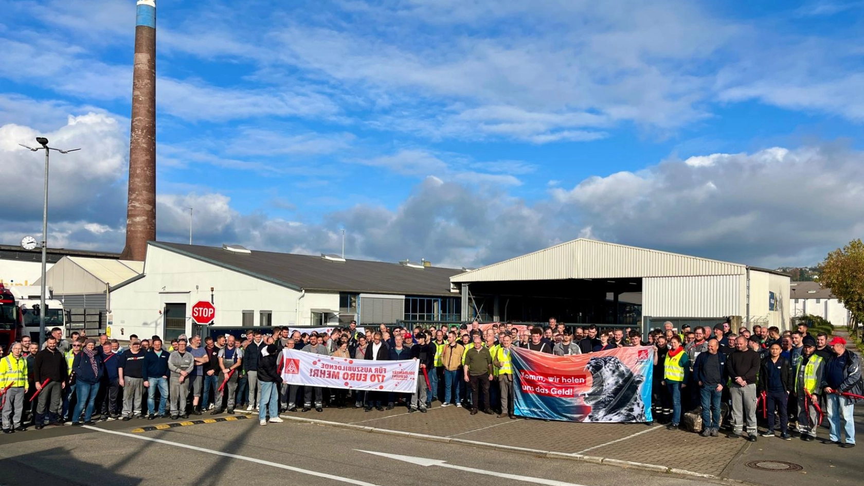Warnstreik GKN Driveline Trier GmbH