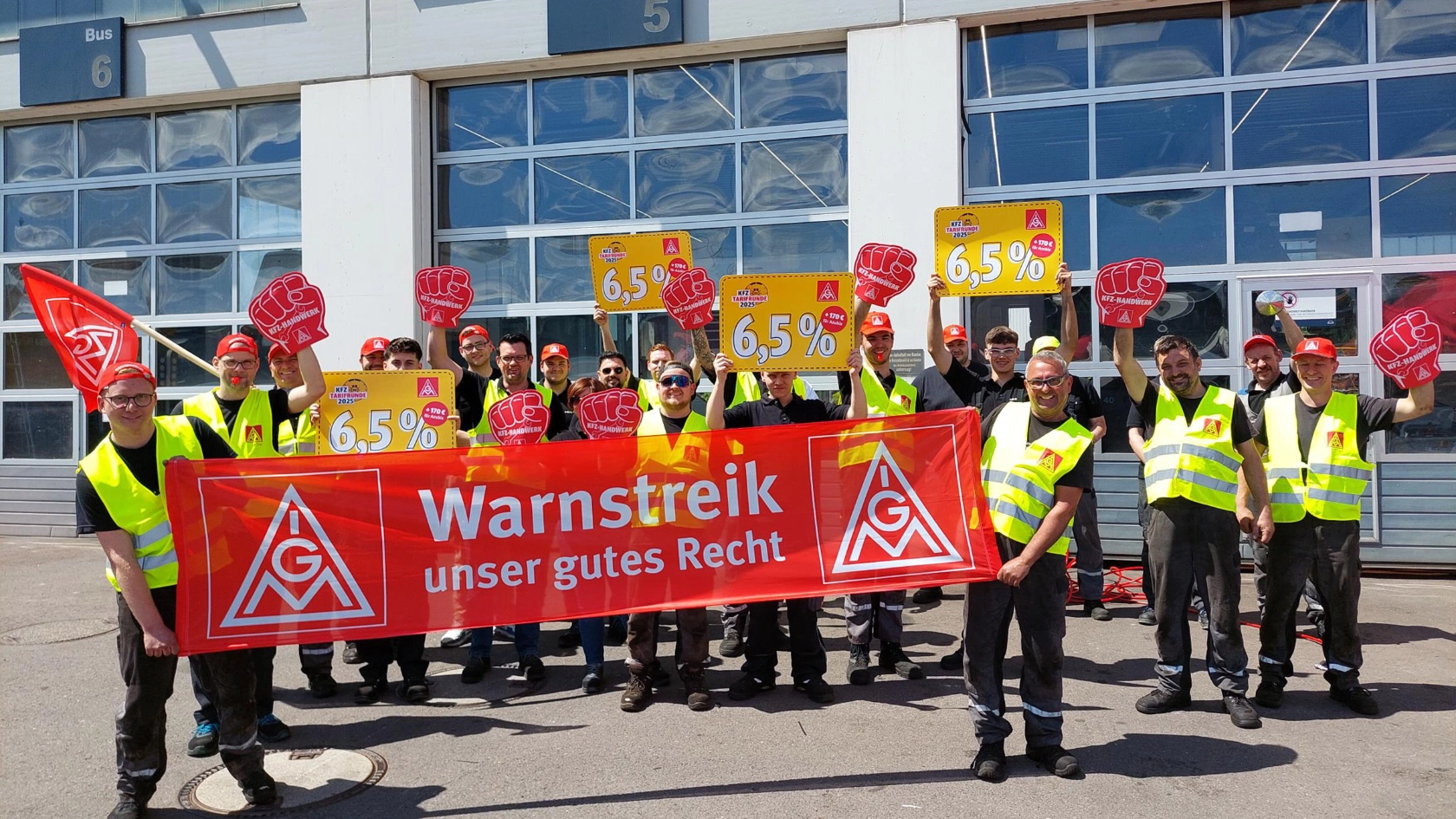 Warnstreik MAN Trier