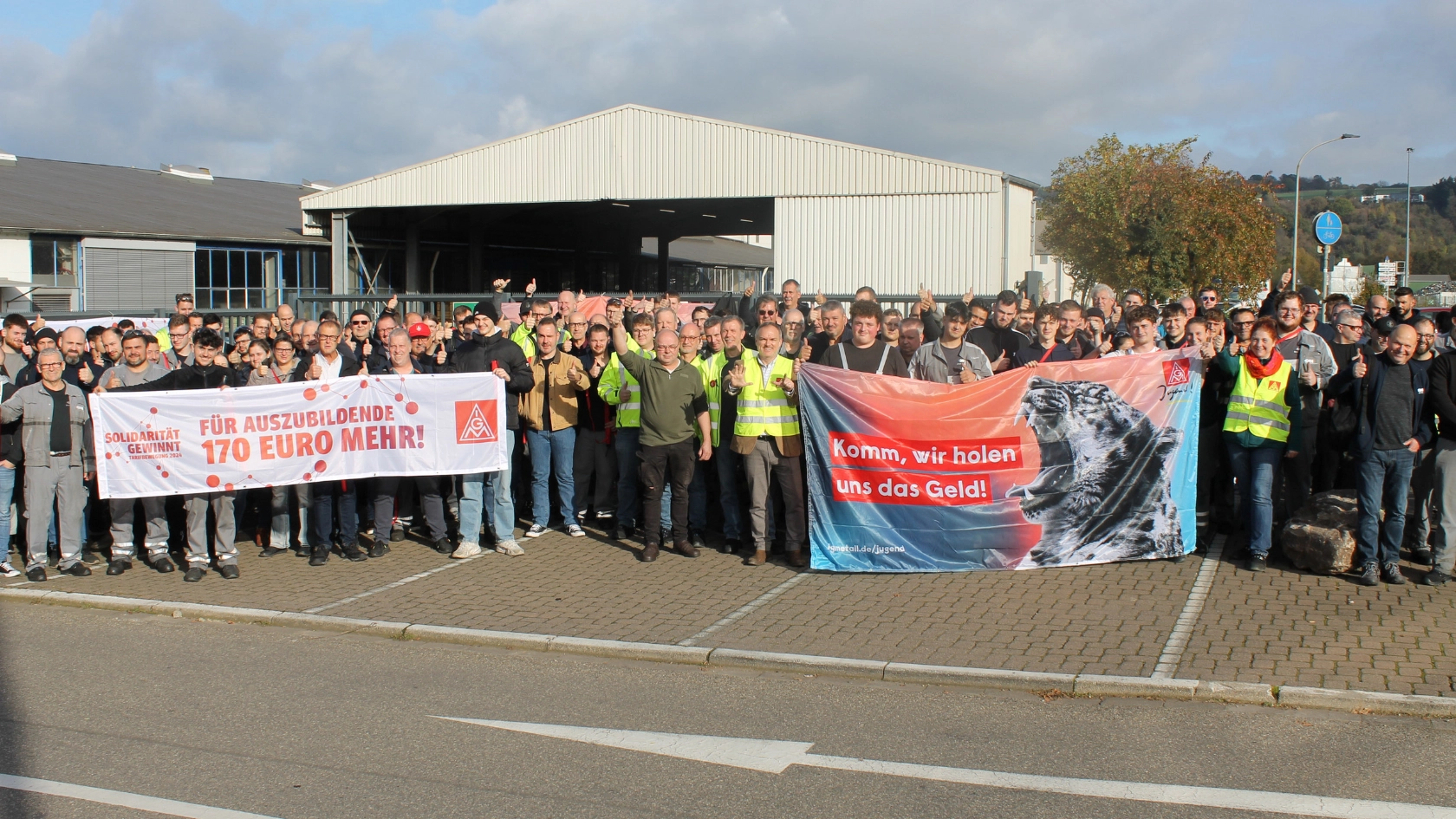 Warnstreik GKN Driveline Trier GmbH