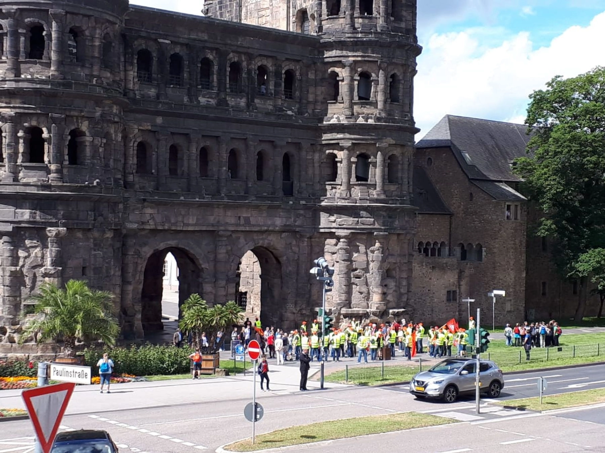 Streik vor Porta Nigra