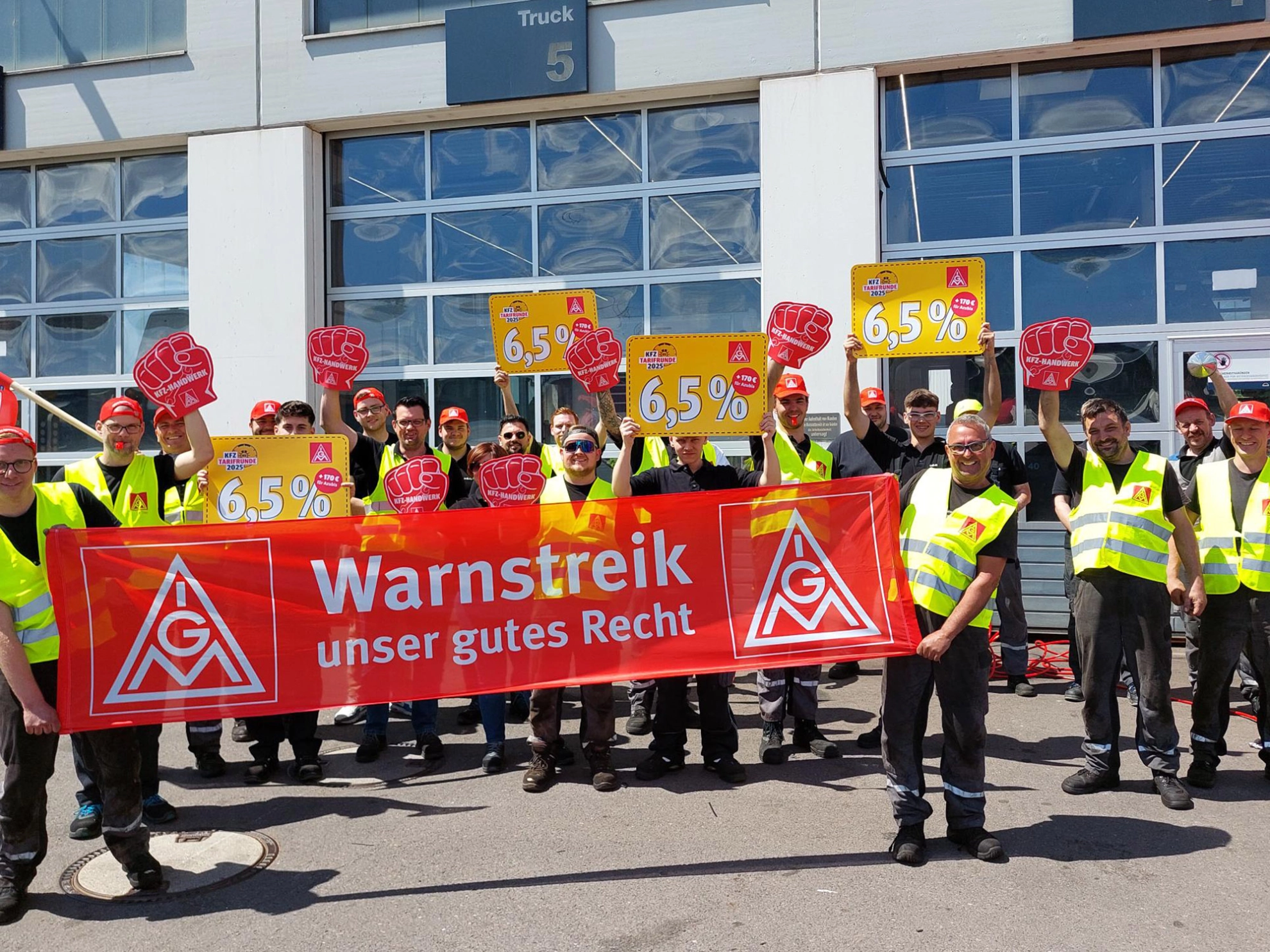 Warnstreik MAN Trier