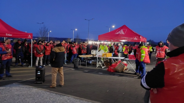 Warnstreik Benninghoven