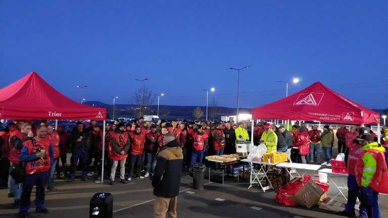 Warnstreik Benninghoven