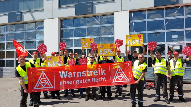Warnstreik MAN Trier