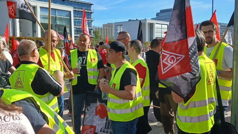 Hart verdient! DGB Demo Saarbrücken
