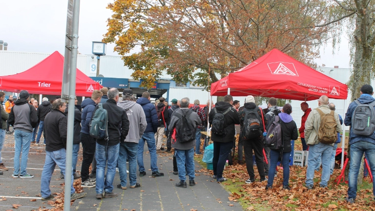 Warnstreik bei Ideal Standard Produktions GmbH