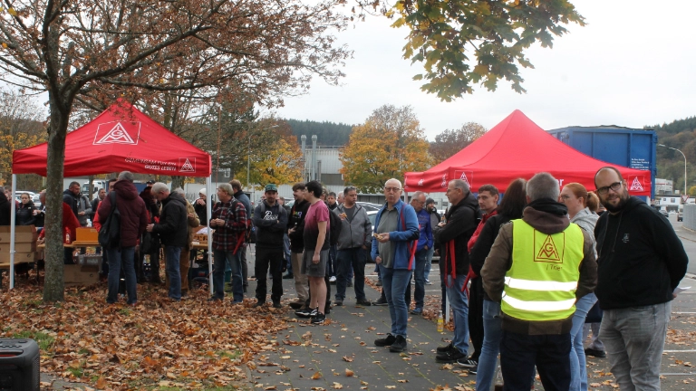 Warnstreik bei Ideal Standard Produktions GmbH
