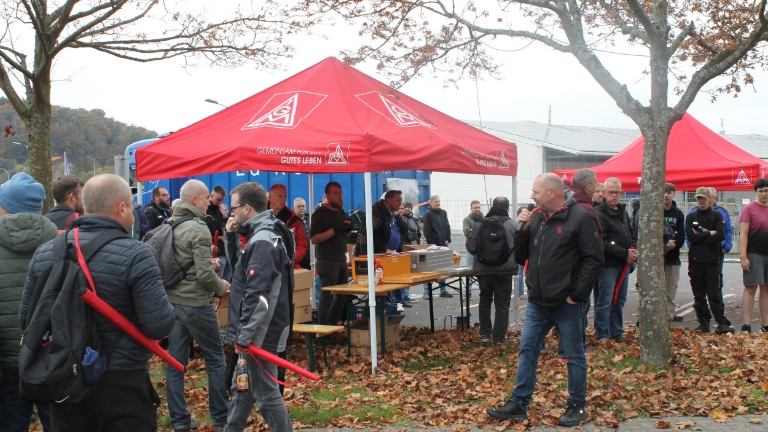Warnstreik bei Ideal Standard Produktions GmbH